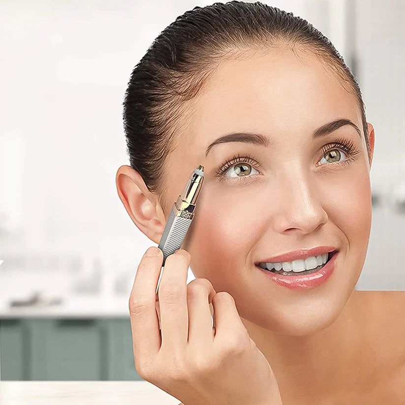 2-in-1 Eyebrow Razor & Painless Hair Shaver (1 Pc), Hair accessories