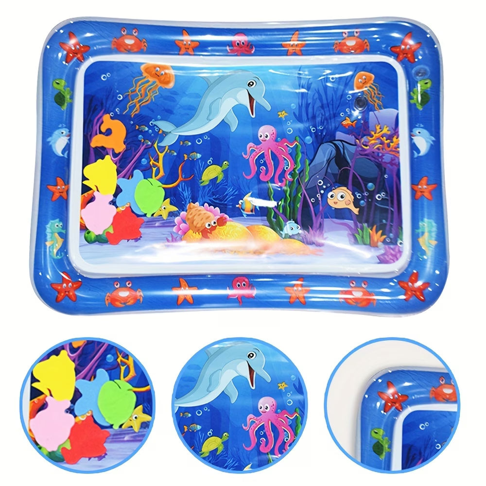 Baby Water Play Mat – Inflatable Sensory Development Activity Mat
