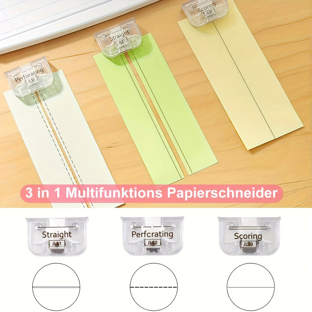 3-in-1 Paper Cutter – A3 A4 Paper Trimmer