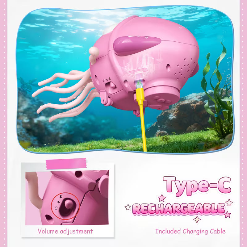 Dancing Octopus Baby Toy Rechargeable Musical Crawling Toy