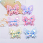 Sparkle Bow Appliqué Set 8PCS Glitter Craft Embellishments