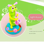 Dancing Caterpillar Saxophone Toy with Fun, Crazy Lights