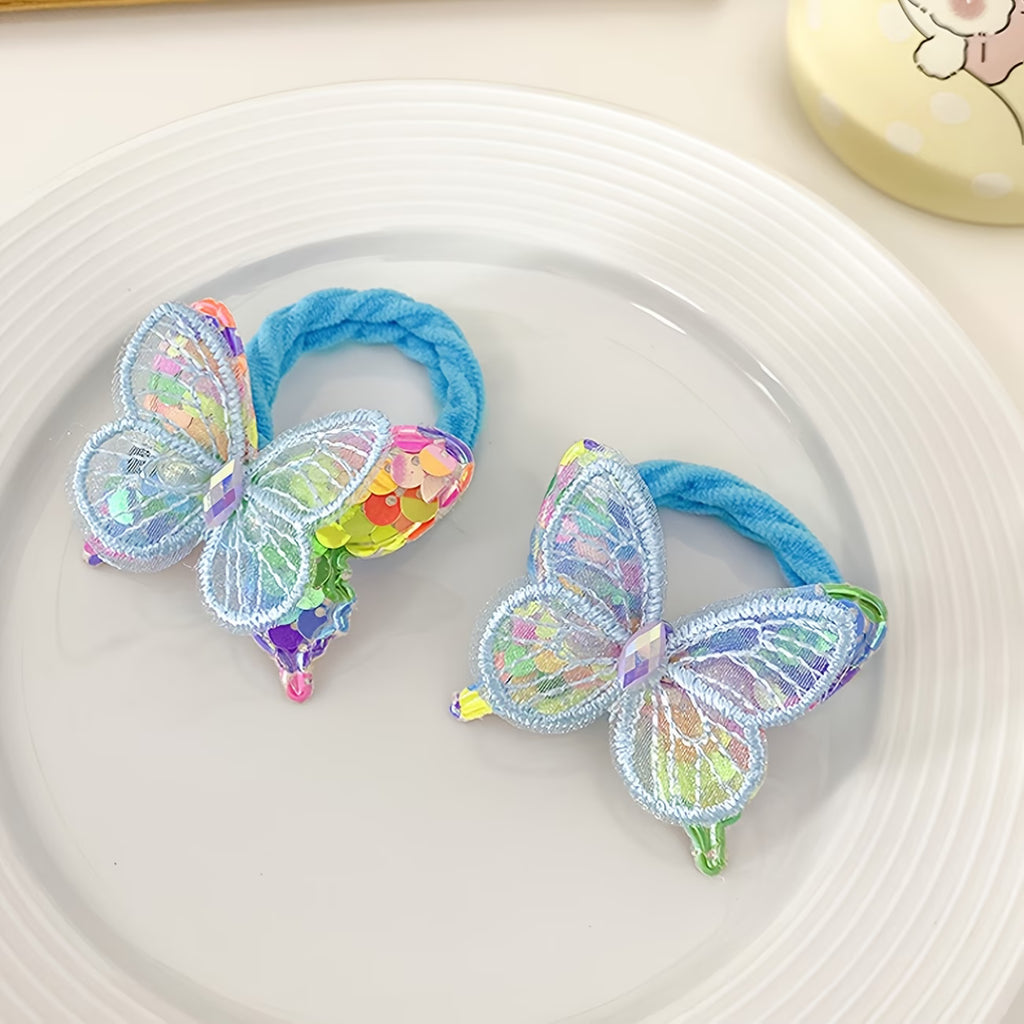 Coquette Luxe Hair Set – 8PCS Bow Headband & Elastic Ties