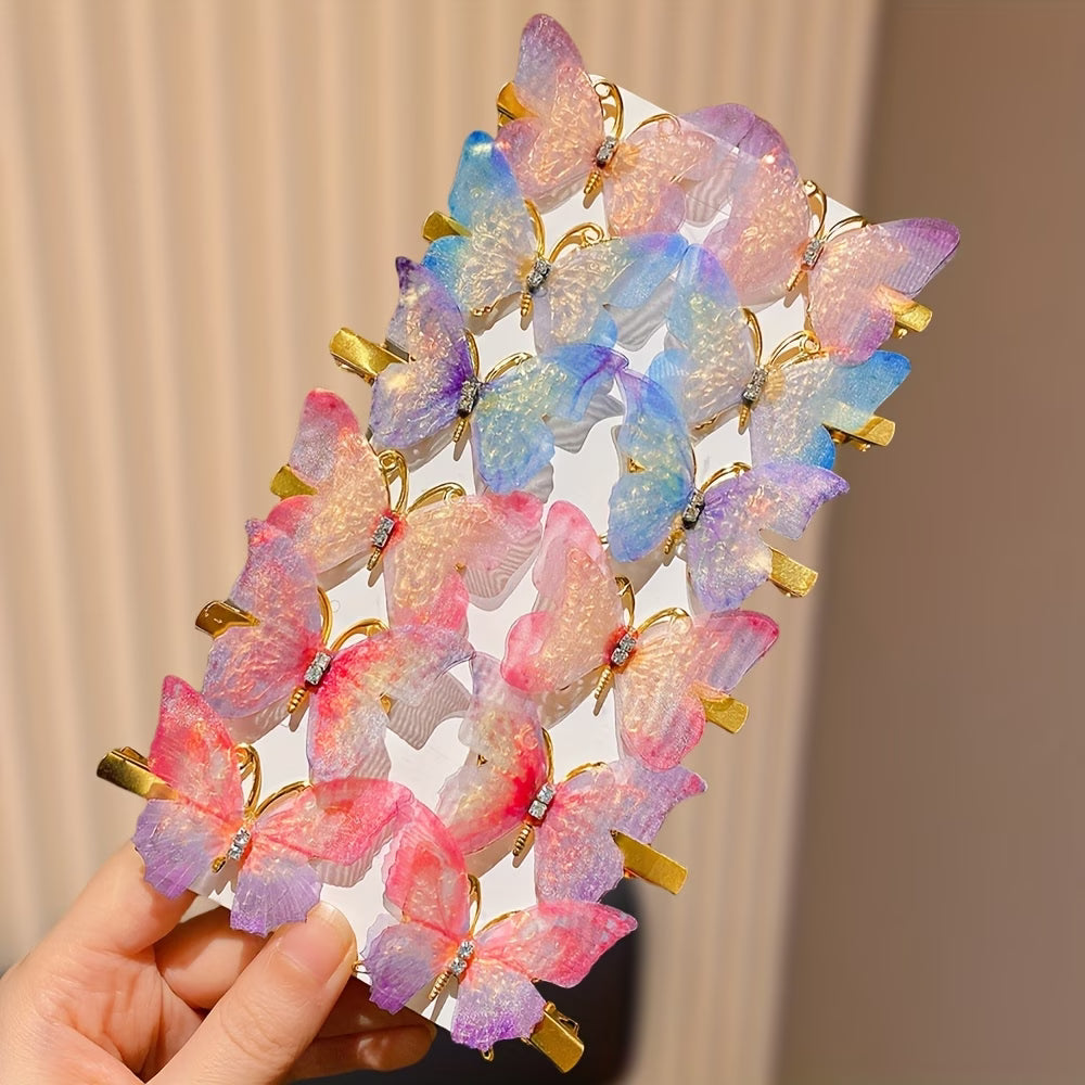 Kawaii Pop Hair Clips Set Cute Multicolor Mini Claws