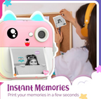📸 Instant Print Camera for Kids – Fun, Creative & Mess-Free Printing! 🎉