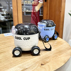 Cute Cartoon Water Bottle – Portable Straw Cup