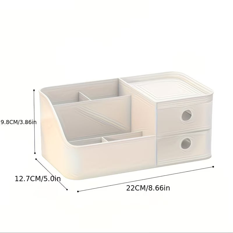 Large Capacity Desk Organizer with Drawers – Multi-Functional Storage