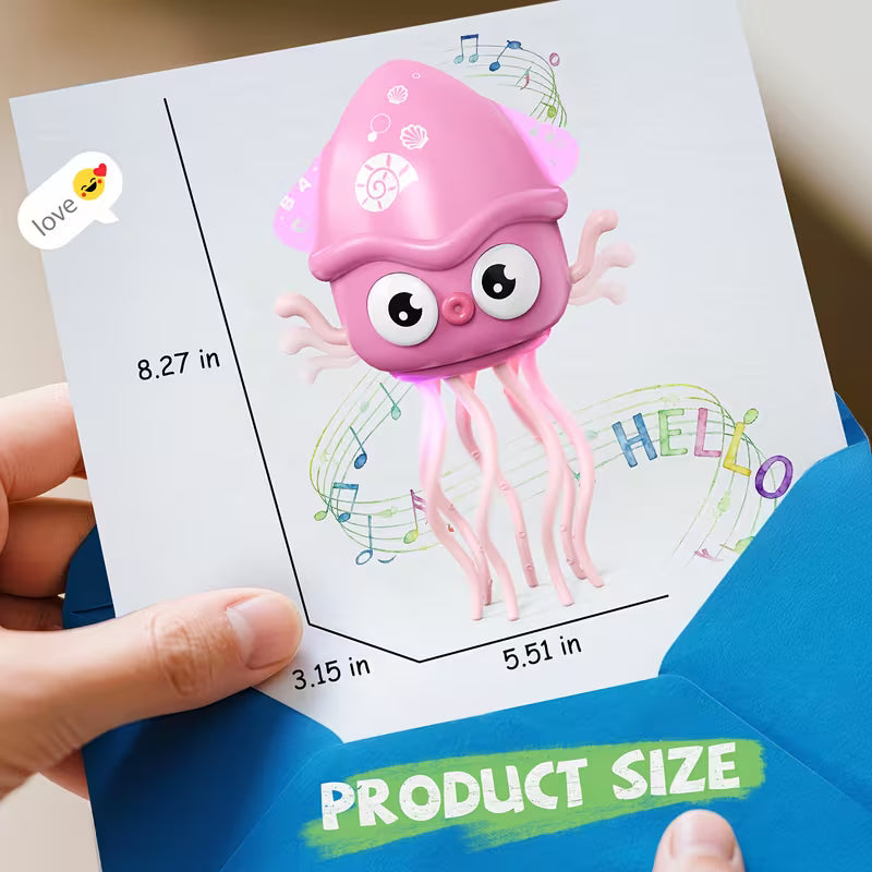 Dancing Octopus Baby Toy Rechargeable Musical Crawling Toy