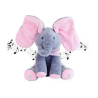 Musical Elephant Plush Toy – Soft Stuffed Animal with Light and Sound for Babies