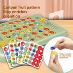 36-Piece Flip Chess Memory Board Game – Fruit and Animal Themed Concentration Puzzle