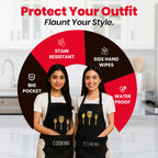 Multipurpose Waterproof Apron — Kitchen, Gardening, Painting + Dual Towel Panels Buy 1 Get 2 Free