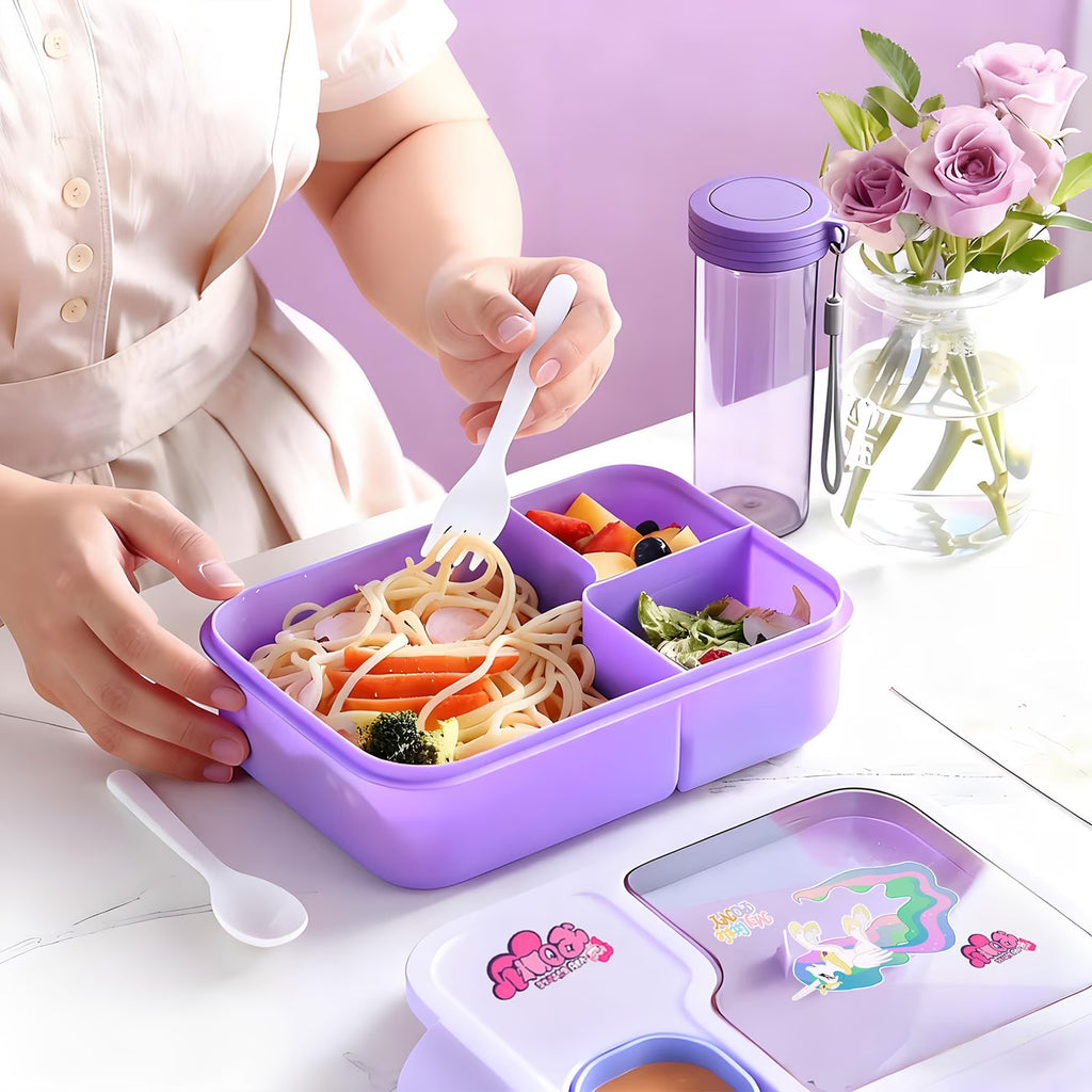 Kids Lunch Box with Bottle Set