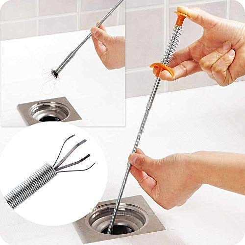 Pack Of 2 Hair Catching Drain Cleaner Wire