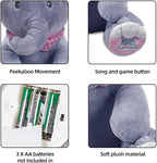 Musical Elephant Plush Toy – Soft Stuffed Animal with Light and Sound for Babies