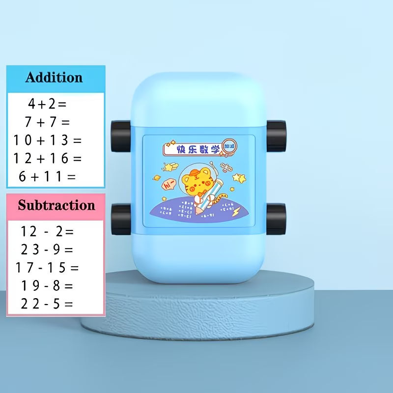 2-in-1 Reusable Roller Stamp Set – Multiplication, Division, Addition & Subtraction Teaching Tool