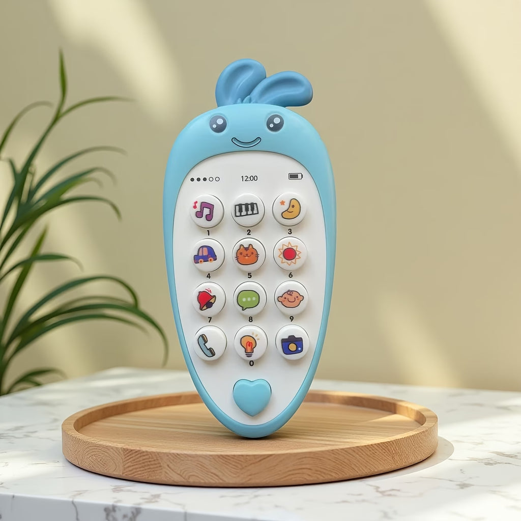 Cartoon Bear Toy Phone – Music & Light Toy