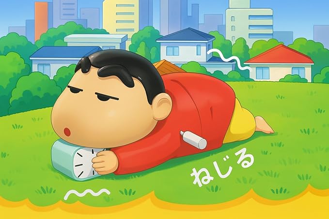 Shinchan Moving Action Toy Multicolour Animated Character Figure