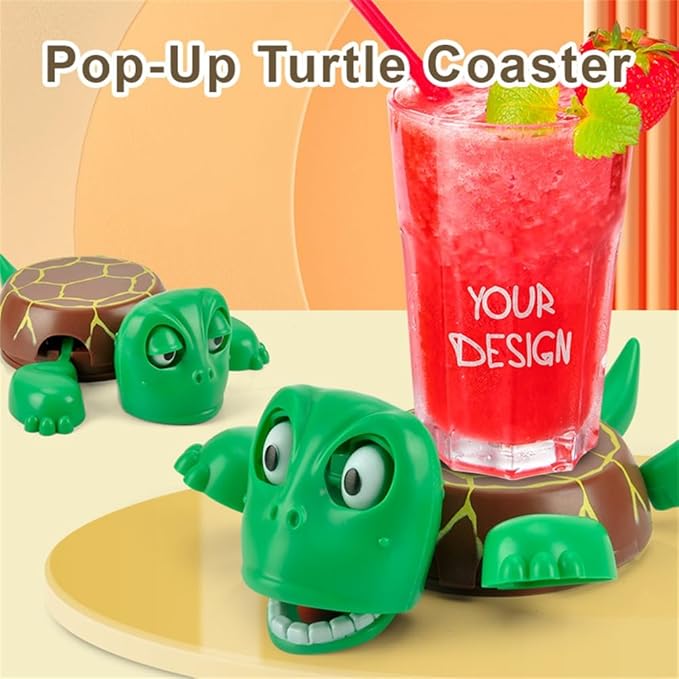 Funny Turtle Press Sound Coaster