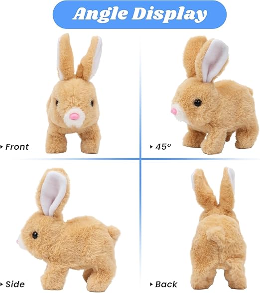 Interactive Hopping Bunny Toy