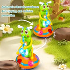 Dancing Caterpillar Saxophone Toy with Fun, Crazy Lights
