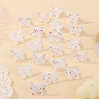 Candy Bow Hair Ties Set 8PCS Cute Baby Girl Elastic Bands