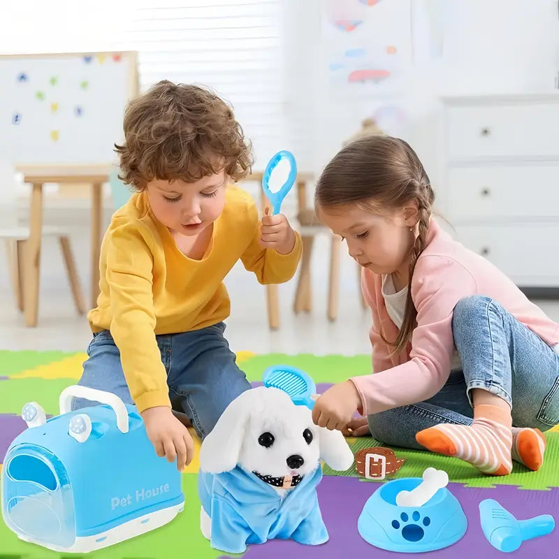 Adorable Electronic Pet Dog Toy for Kids – Barks, Walks & Wags Tail | Fun Interactive Puppy Toy | Perfect Birthday Gift for Boys & Girls