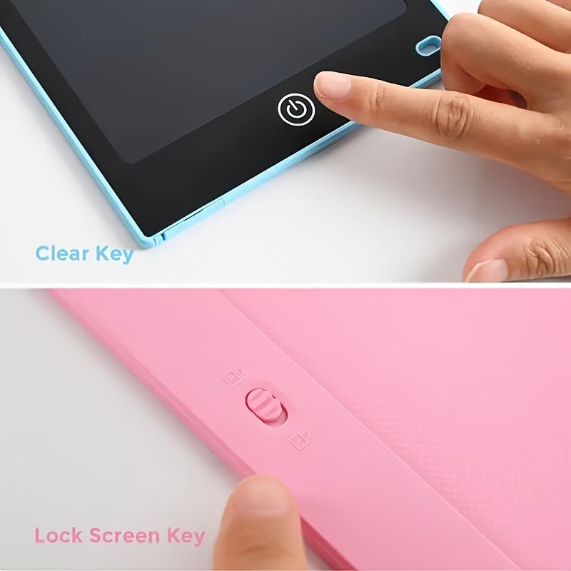 8.5-Inch Color LCD Doodle Tablet – Erasable Writing & Drawing Board