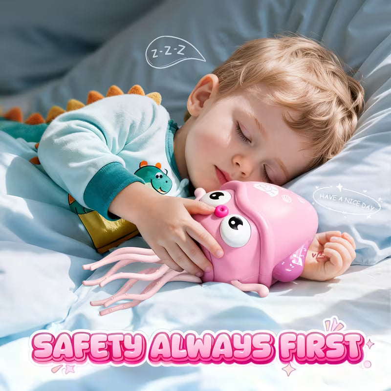 Dancing Octopus Baby Toy Rechargeable Musical Crawling Toy