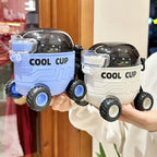 Cute Cartoon Water Bottle – Portable Straw Cup