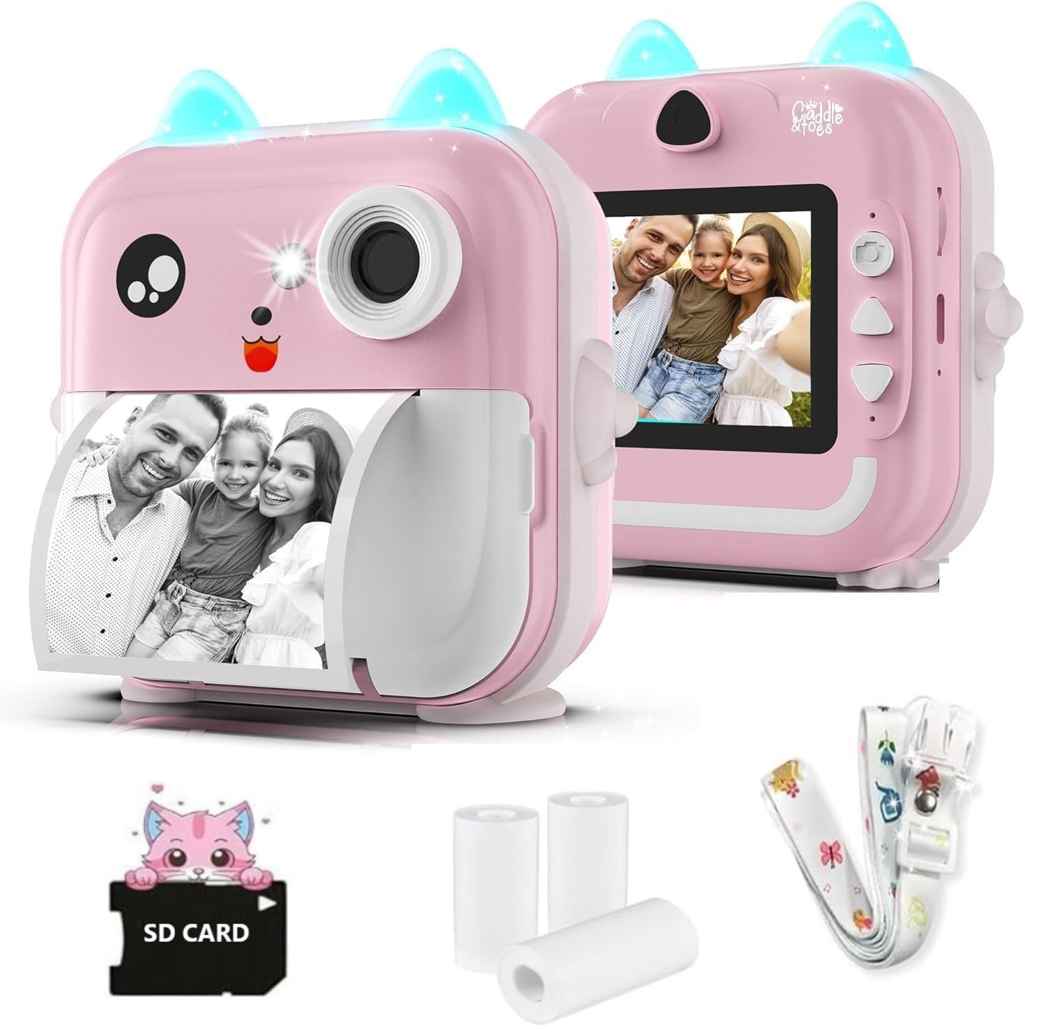 📸 Instant Print Camera for Kids – Fun, Creative & Mess-Free Printing! 🎉