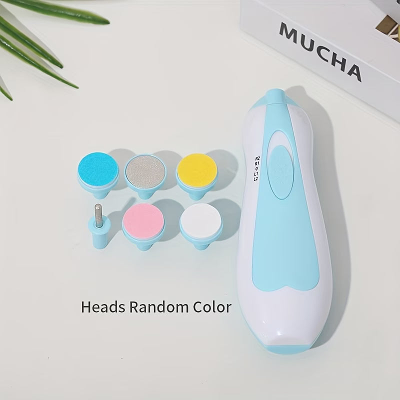 Children’s Electric Baby Nail Trimmer Kit – Safe Nail Clipper and Polishing Set