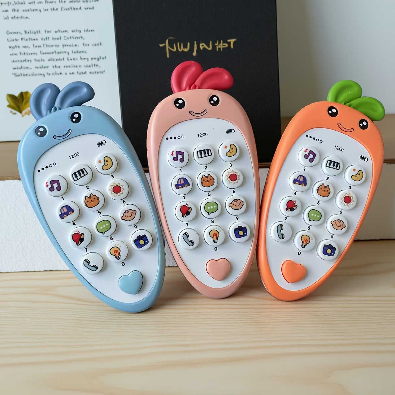 Cartoon Bear Toy Phone – Music & Light Toy