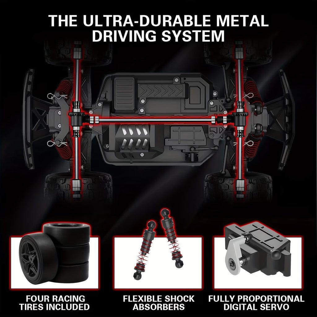 1:16 60KM/H High-Speed 4WD RC Drift Car – 2.4GHz Off-Road Racing Car