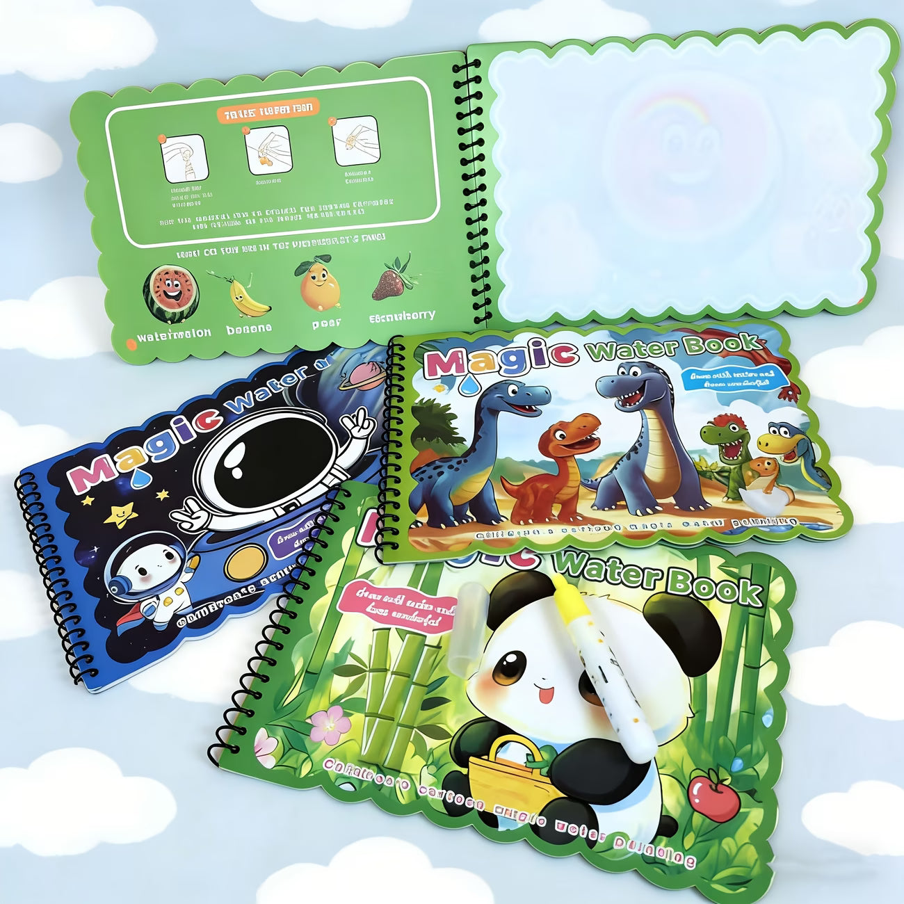 Magic Water Coloring Book