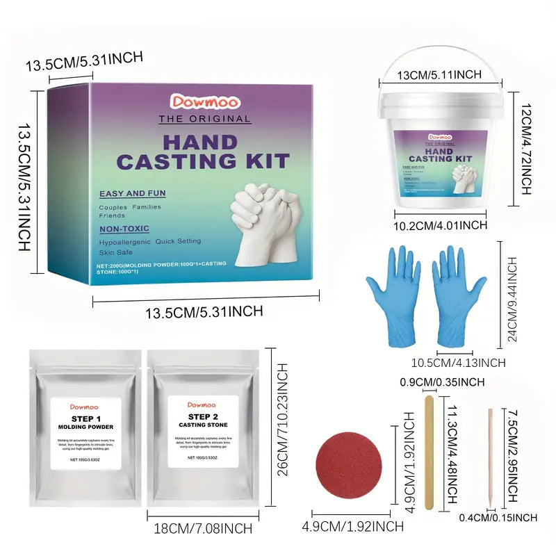 Romantic DIY Couple Handprint Kit