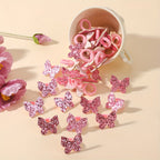 Candy Bow Hair Ties Set 8PCS Cute Baby Girl Elastic Bands