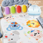 Baby Activity Gym Play Mat with Music & Lights for Infants