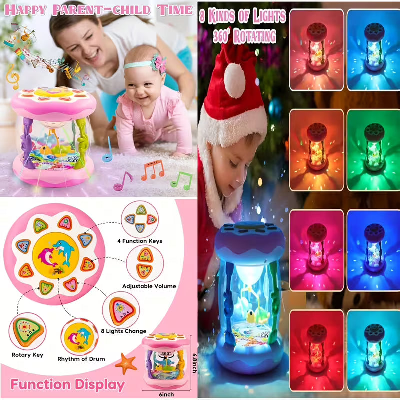 Baby Crawling Musical Toy – Light & Sound Interactive Learning Toy