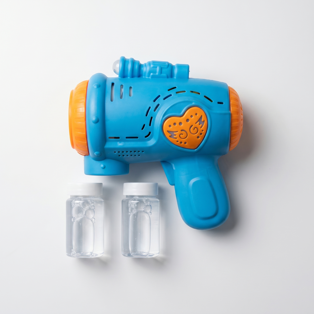 40-Hole Automatic Dinosaur Bubble Gun – Handheld Bubble Blower Toy