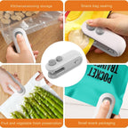 Mini Sealing Machine – Portable Handheld Sealer Clip for Food, Snacks, Chips