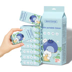 8 Packs of 64 Mini Wet Wipes – Heavy Duty Disposable Cleaning Cloths