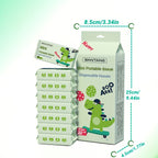 8 Packs of 64 Mini Wet Wipes – Heavy Duty Disposable Cleaning Cloths