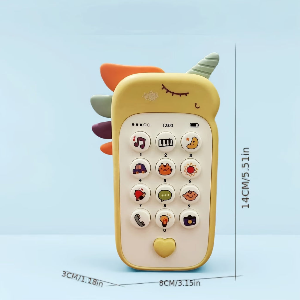 Cartoon Bear Toy Phone – Music & Light Toy
