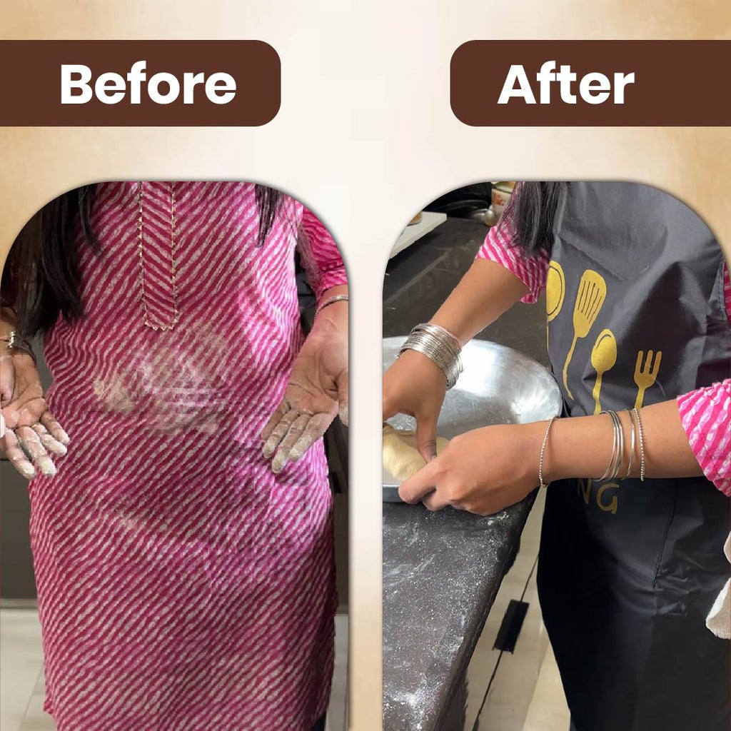 Multipurpose Waterproof Apron — Kitchen, Gardening, Painting + Dual Towel Panels Buy 1 Get 2 Free