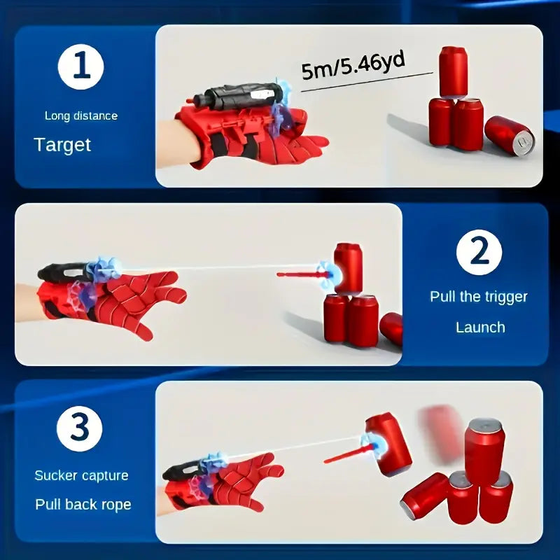 Spider Web Launcher  Kids Superhero Cosplay Toy