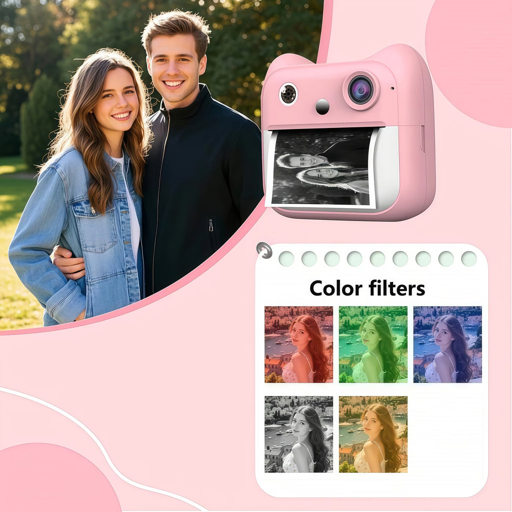Portable Kids Instant Print Camera