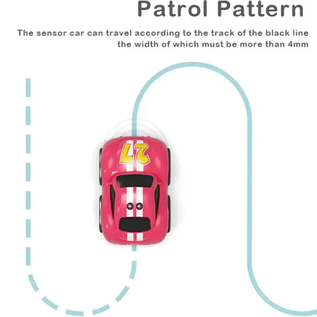 Multicolor remote control toy car with number 15 design and led lights