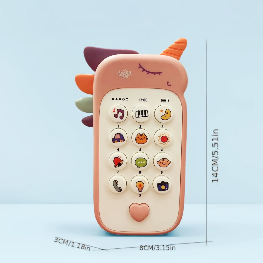Cartoon Bear Toy Phone – Music & Light Toy