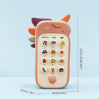 Cartoon Bear Toy Phone – Music & Light Toy