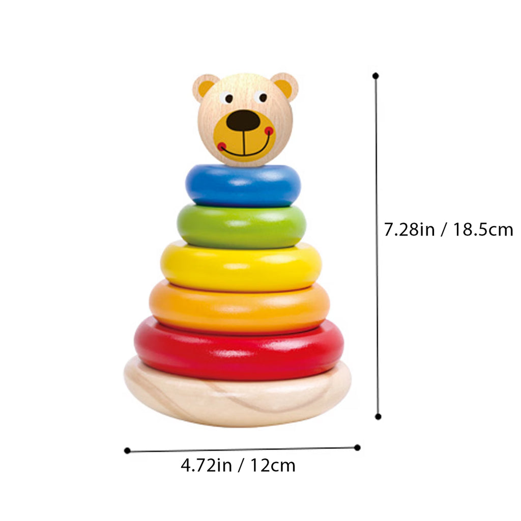 Rainbow Stacking Blocks Toy